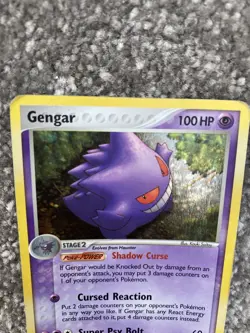 Pokemon Card - Gengar - Holo Rare (5/92) ex Legend Maker *Damaged* - Image 5