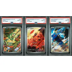 PSA 10 Snivy Tepig Oshawoot Art Rare Seq Set 087 096 102 Pokemon Card Japanese - Image 1