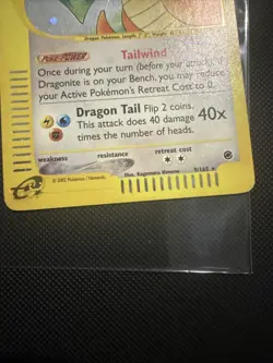 Dragonite Expedition Holo Card 9/165 Trading Card Pokemon TCG LP - Image 3