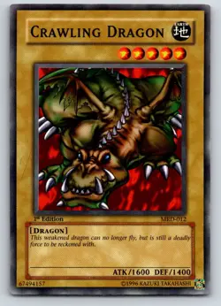 Crawling Dragon MRD-012 Metal Raiders Yu-Gi-Oh 1st Edition LP - Image 1