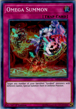 Omega Summon - SHVA-EN044 - NM/VLP - Super Rare - 1st ed - Yugioh - Image 1