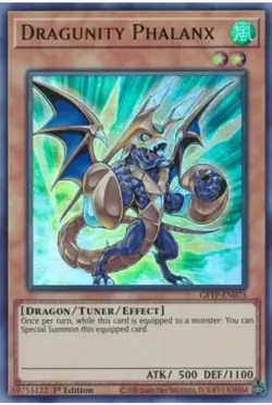 Yugioh! Dragunity Phalanx - GFTP-EN073 - Ultra Rare - 1st Edition Near Mint, Eng - Image 1