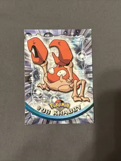Krabby #98 Pokemon Topps Series 2 Card NM - Image 1