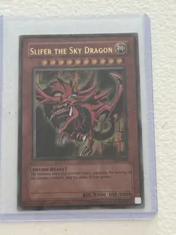 Yu-Gi-Oh! Original GBI Ultra Rare God Cards Lot Obelisk, Slifer, Ra (MP-HP) - Image 2