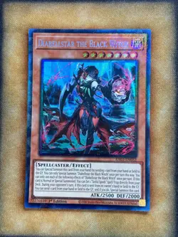 Yugioh Diabellstar the Black Witch RA03-EN032 Prismatic Collector Rare 1st Ed NM - Image 1