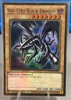 Konami Yu-Gi-Oh! Red-Eyes Black Dragon MAGO-EN003 Maximum Gold 1st Ed Foil - Image 1