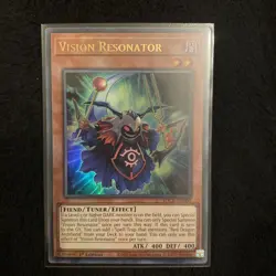 Yugioh - Vision Resonator - SDCK-EN002 Near Mint ULTRA RARE 1st Edition - Image 1