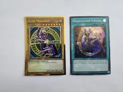 Dark Magician, Maximum Gold, MAGO. Magicalized Fusion, Super, RA01. LP, 1st - Image 1
