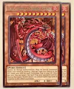 2X Yugioh Uria, Lord of Searing Flames MZMU-EN074 - Rare - 1st Edition NM - Image 1