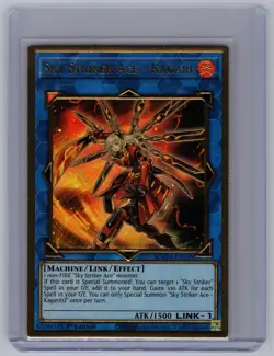 Sky Striker Ace - Kagari MAGO-EN038 Maximum Gold Yu-Gi-Oh 1st Edition NM - Image 1