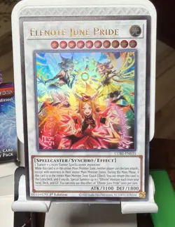 Yugioh! Elfnote June Pride CORI-EN035 Ultra Rare 1st Ed NM SHIPS ASAP! - Image 1