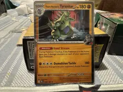 Team Rockets Tyranitar Promo Card Destined Rivals Series 096/182 NM Condition - Image 1