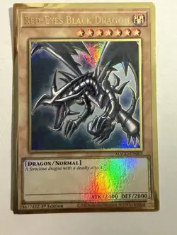 Red-Eyes Black Dragon MAGO-EN003 1st Edition MAXIMUM GOLD RARE Yu-Gi-Oh! - LP - Image 1