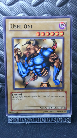 | Yugioh Ushi Oni MP1-013 Common Mcdonalds Promo LP/PL 🔥 | - Image 1