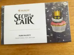 Purr Majesty Foil Edition "Cats are the Best" MTG Secret Lair UNOPENED IN HAND - Image 1
