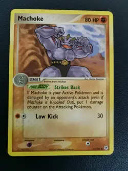 Pokemon Card Machoke 41/101 EX Hidden Legends Uncommon - Image 1