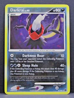 Pokemon TCG Darkrai #4/106 Great Encounters 2008 Rare Holo Card Lightly Played - Image 1