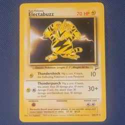 Electabuzz 24/130 - Base Set 2 - Rare Pokemon Card - MP - Image 1