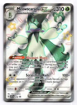 Meowscarada ex SV: Scarlet & Violet Promo Cards - Pokemon NM 078 - Image 1