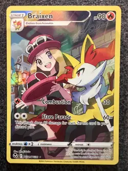 Braixen TG01/TG30 Ultra Rare Pokemon Card NM - Image 1