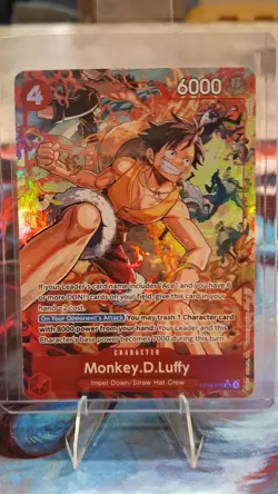 Bandai One Piece Card Game OP16 Special Foil 3-Card Lot Luffy Ace Sabo OP16-015 - Image 2