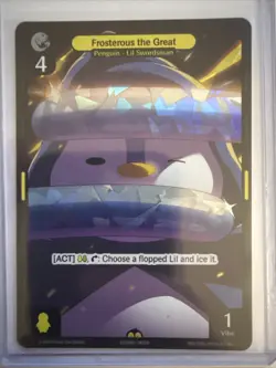 Vibes TCG Frosterous The Great * ARCTIC FOIL * - Legend of the Lils Card # 34 - Image 2