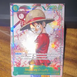 Bandai One Piece Card Game Monkey D. Luffy OP13-118 SEC Alt Art Foil 7000/6 - Image 1