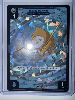 Vibes TCG Blizzby The Swift * ARCTIC FOIL * - Legend of the Lils Card # 81 - Image 1