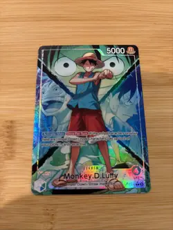Monkey D. Luffy Leader Card 5000 Power One Piece- Alt Art!!! 🔥 -OP16-022 - Image 1