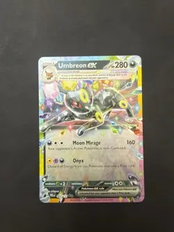 Pokemon TCG Umbreon EX 060/131 Prismatic Evolutions Card Near Mint Condition - Image 1