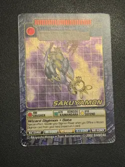 Sakuyamon St-169 Digimon Digi-battle Holo Card Starter Bandai - Image 3