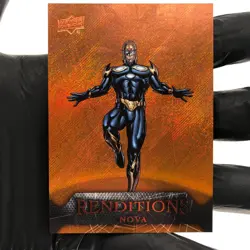Marvel Card Nova 89 Orange /299 Fleer Upper Deck Renditions [NM] - Image 2