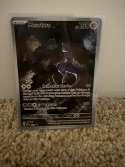 Mewtwo SVP 052 Black Star Promo Card Scarlet & Violet 151 NM - Image 1