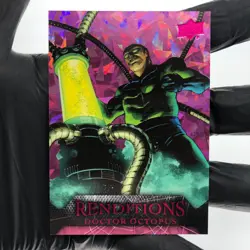 Marvel Card Doctor Octopus 51 Pink /199 Fleer Upper Deck Renditions [NM] - Image 2