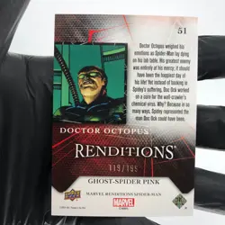 Marvel Card Doctor Octopus 51 Pink /199 Fleer Upper Deck Renditions [NM] - Image 3