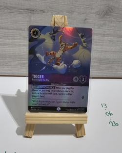 Disney Lorcana Tigger - Bouncing All the Way 208/204 winterspell Foil epic - Image 1