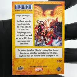 Marvel Card Avengers vs X-Men CC2 Holo Allegiance Upper Deck [NM] - Image 3