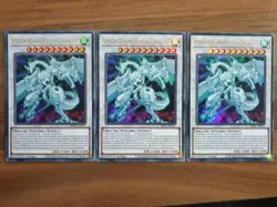 3x Yu-Gi-Oh! BROL-DE071 Sternschnuppen Drache Ultra Rare NM 1st - Image 1