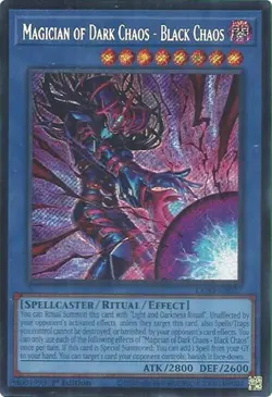Magician of Dark Chaos - Black Chaos CORI-EN027 Secret Rare Yugioh Chaos Origins - Image 1