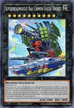 Yugioh BLZD-EN043 - Superdreadnought Rail Cannon Gustav Rocket - Ultra Rare - Image 1