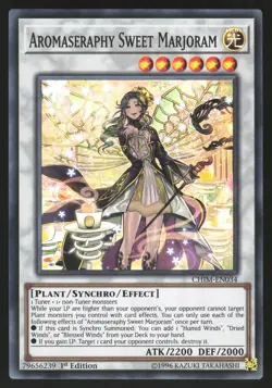 Aromaseraphy Sweet Marjoram - CHIM-EN034 - Super Rare - 1st Edition Yugioh - Image 1