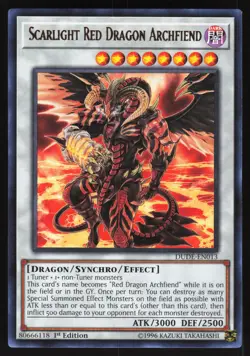 Scarlight Red Dragon Archfiend - DUDE-EN013 - Ultra Rare - 1st Edition Yugioh US - Image 1