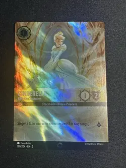 Disney Lorcana Cinderella Ballroom Sensation - Enchanted - 205/204 NM Rare TCG - Image 1