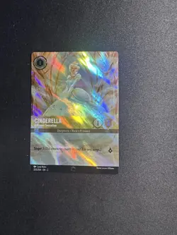 Disney Lorcana Cinderella Ballroom Sensation - Enchanted - 205/204 NM Rare TCG - Image 2