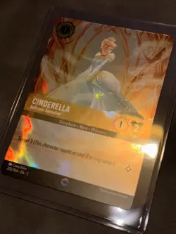 Disney Lorcana Cinderella Ballroom Sensation - Enchanted - 205/204 NM Rare TCG - Image 2