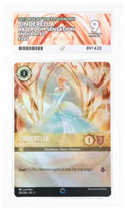 Disney Lorcana - Cinderella Ballroom Sensation - Enchanted - 205/204 - ACE 9 - Image 3
