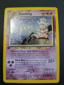 1st Edition Slowking 14/111 Neo Genesis Holo Rare 2000 Nintendo Pokemon Card - Image 1