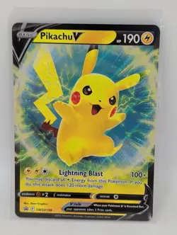 Pokemon TCG Pikachu V-Union Card-SWSH198 Black Star Promo - Image 1
