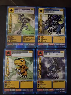 Vintage 1999 Bandai Digimon Card Lot – 48 Cards (1st Edition) - Image 1