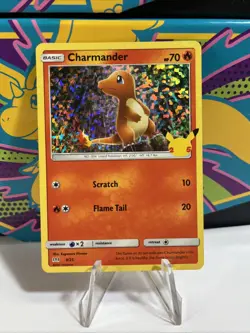 Pokemon Charmander 9/25 HOLO 25th Anniversary Mcdonalds Promo 2021 Card - Image 1